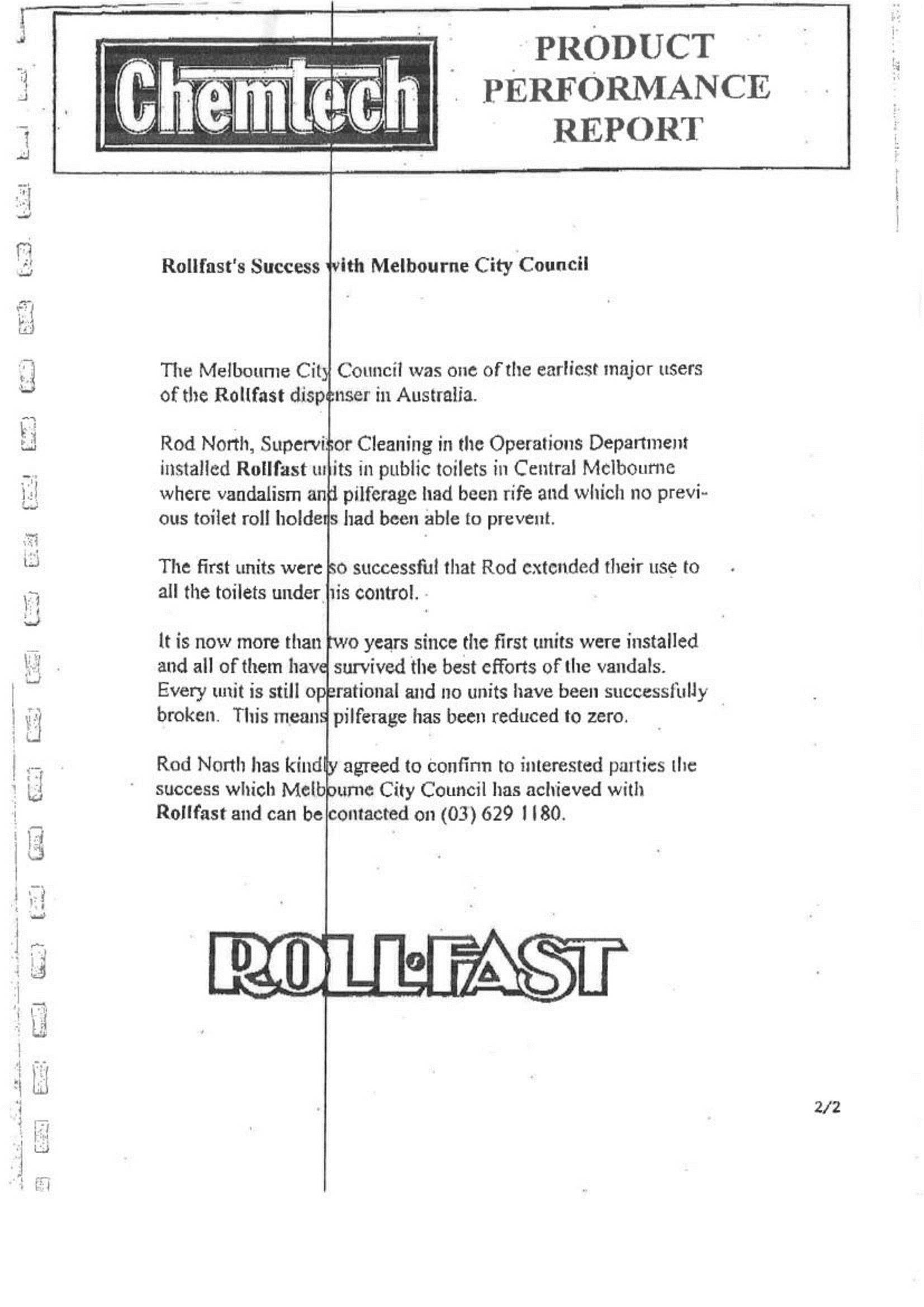 proof of concept rollfast document